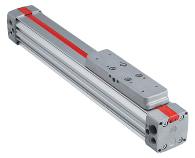 無桿氣缸工作原理和附加結構組件圖