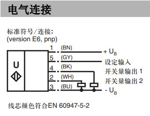 超聲波傳感器UB500-18GM75-E6-V15(圖3) 超聲波傳感器UB500-18GM75-E6-V15(圖3)