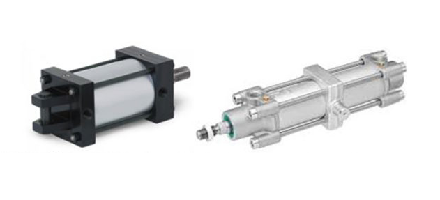 氣缸固定中心線、非中心線和樞軸中心線的安裝方式(圖1)