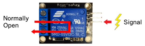 5V繼電器端子和引腳如何工作，常開和常閉繼電器的信號電流方式(圖2)