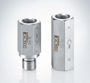 三種單向閥的主要類型，其作用是防止管道系統中的回流(圖1)