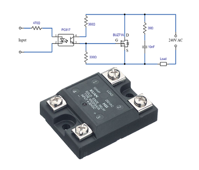 光耦直接驅動繼電器的作用和特點主要體現在以下幾個方面(圖1)