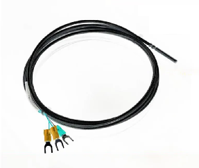 熱電阻溫度傳感器工作原理非常簡單，由金屬導線電阻器構成(圖1)