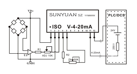 傳感器標準電壓和電流信號，可以提供更高的測量精度