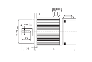 伺服電機(jī)的尺寸直接影響其輸出功率和扭矩