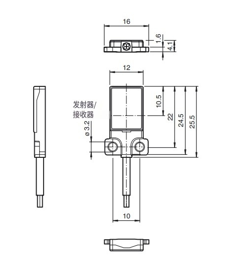 對射型光電傳感器OBE500-R3F-SE0-L（成對）(圖5)
