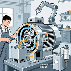 平面二次包絡減速機換油時，如何清理蝸桿齒間殘油？(圖1)